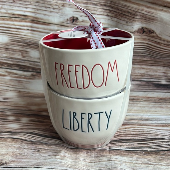 Rae Dunn Other - Rae Dun Freedom Liberty dessert or ice cream bowls